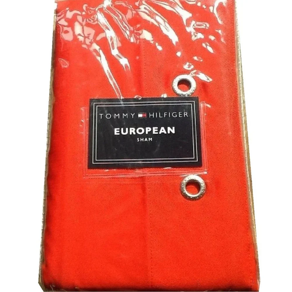 brand new RED Tommy Hilfiger Classic Chino EURO Sham